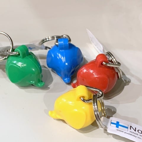 PALASET】 フィンランド製エレファント キーホルダー Norsu（ノルス