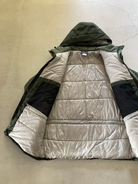 オリーブ L：patagonia パタゴニア ナイロン 中綿 ジャケット ガイド