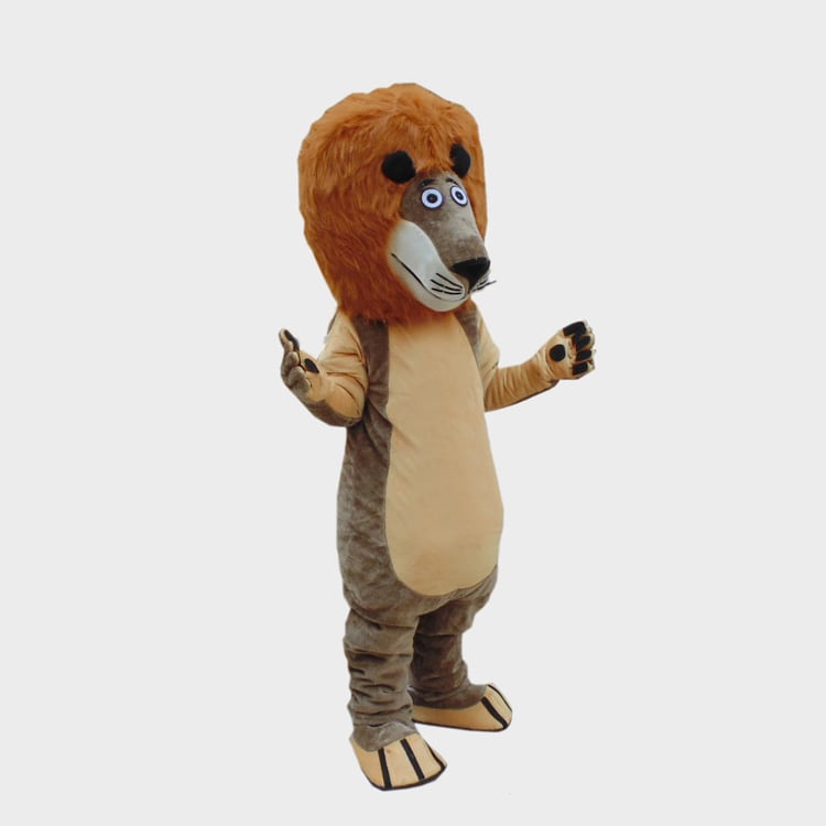 ☆本格的着ぐるみ 獅子 ライオン ☆大人用 ライオン ブラウン きぐるみ