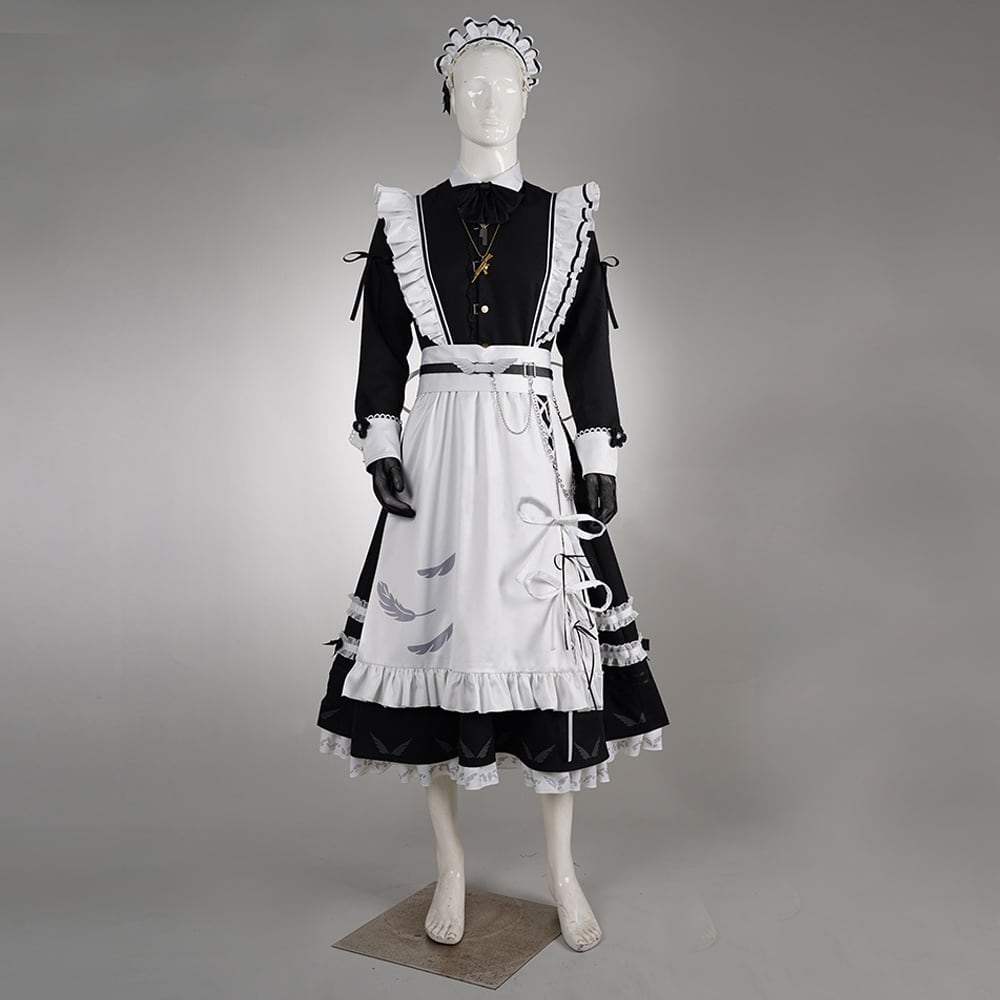 コスプレ衣装 にじさんじ VTuber 風 叶 メイド服 新衣装 ☆受注品