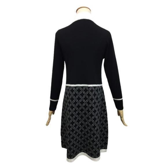 2022年秋冬50%OFF スーパービューティー ワンピース ジャガード編み