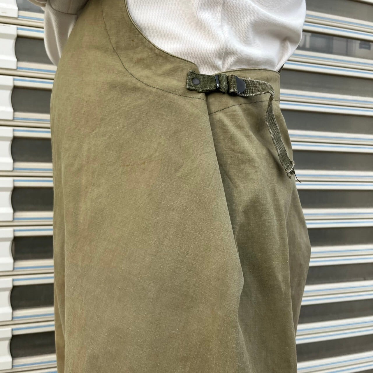 40s usnavy 米軍 実物 デッキ N-2 パンツ オーバーオール ゴム引き