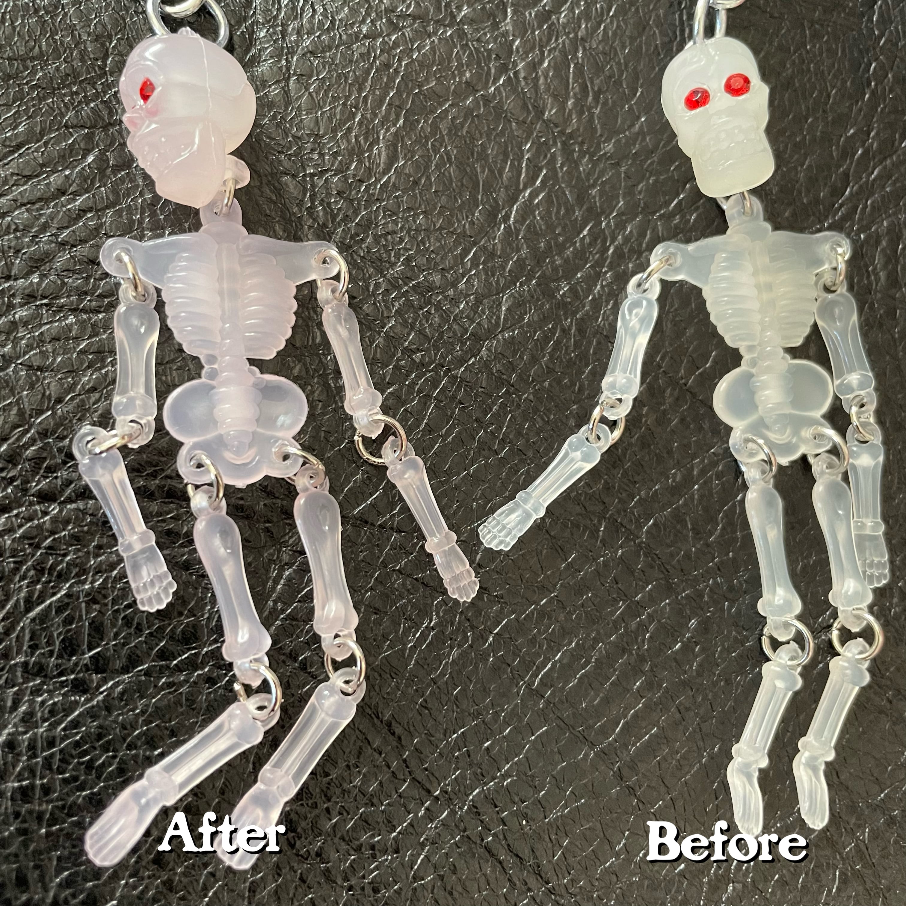 kmrii キーホルダー ケムリ キーチェーン 白系 y2k 00s スカル kmrii