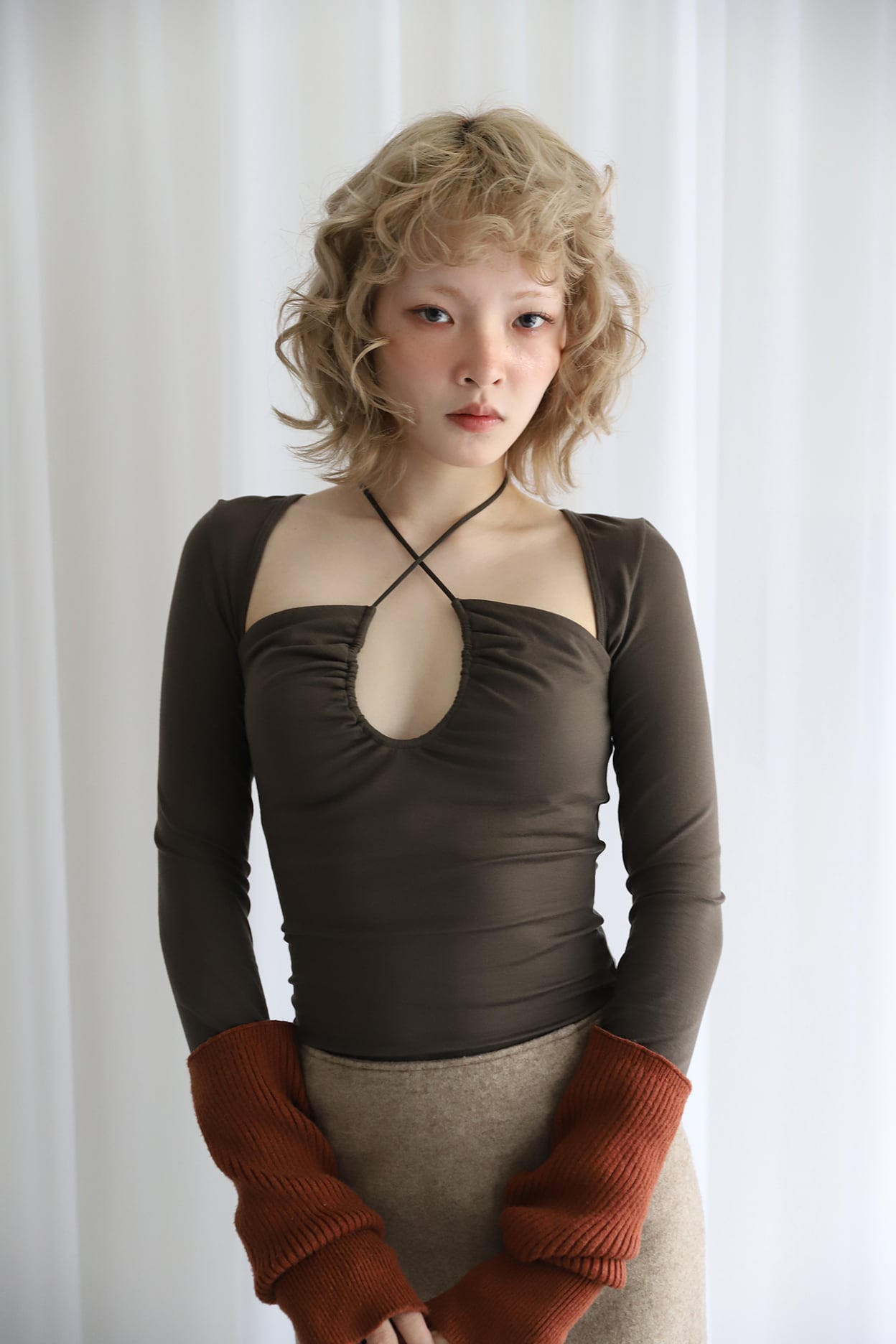 ホルターネックトップス（パッド付） | GEMINItale