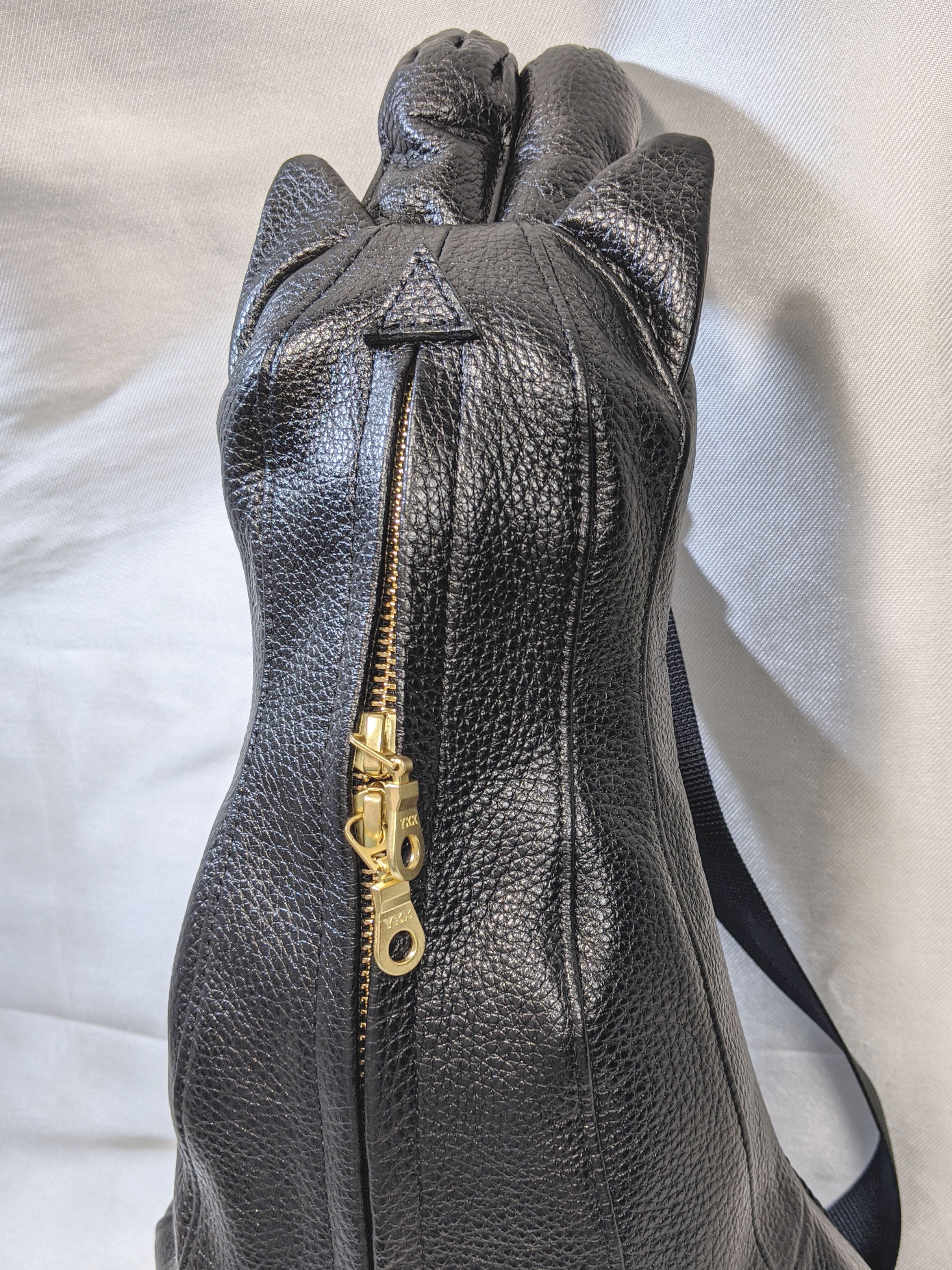 CHIGRACCI Ture-tette 「猫バッグ」黒 リアルな猫型バッグ 本革 日本製