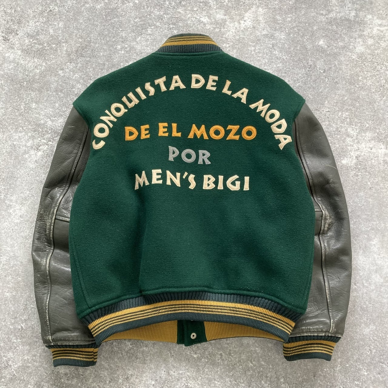 MEN'S BIGI】 メンズビギ 80s 80年代 スタジャン スタジアムジャンパー