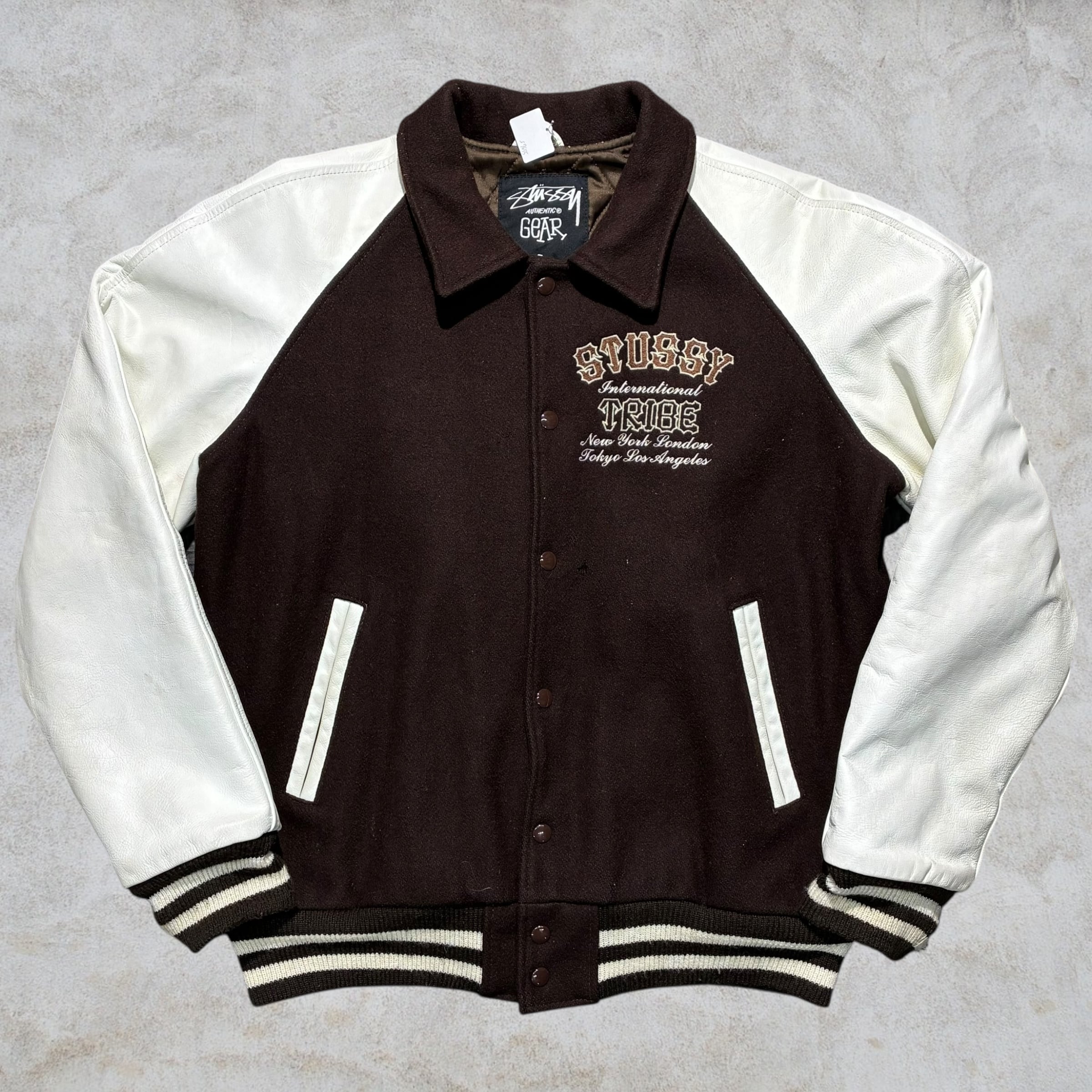 Special!!】00's old stussy Varsity Jacket ”スタジャン” ”I.S.T.