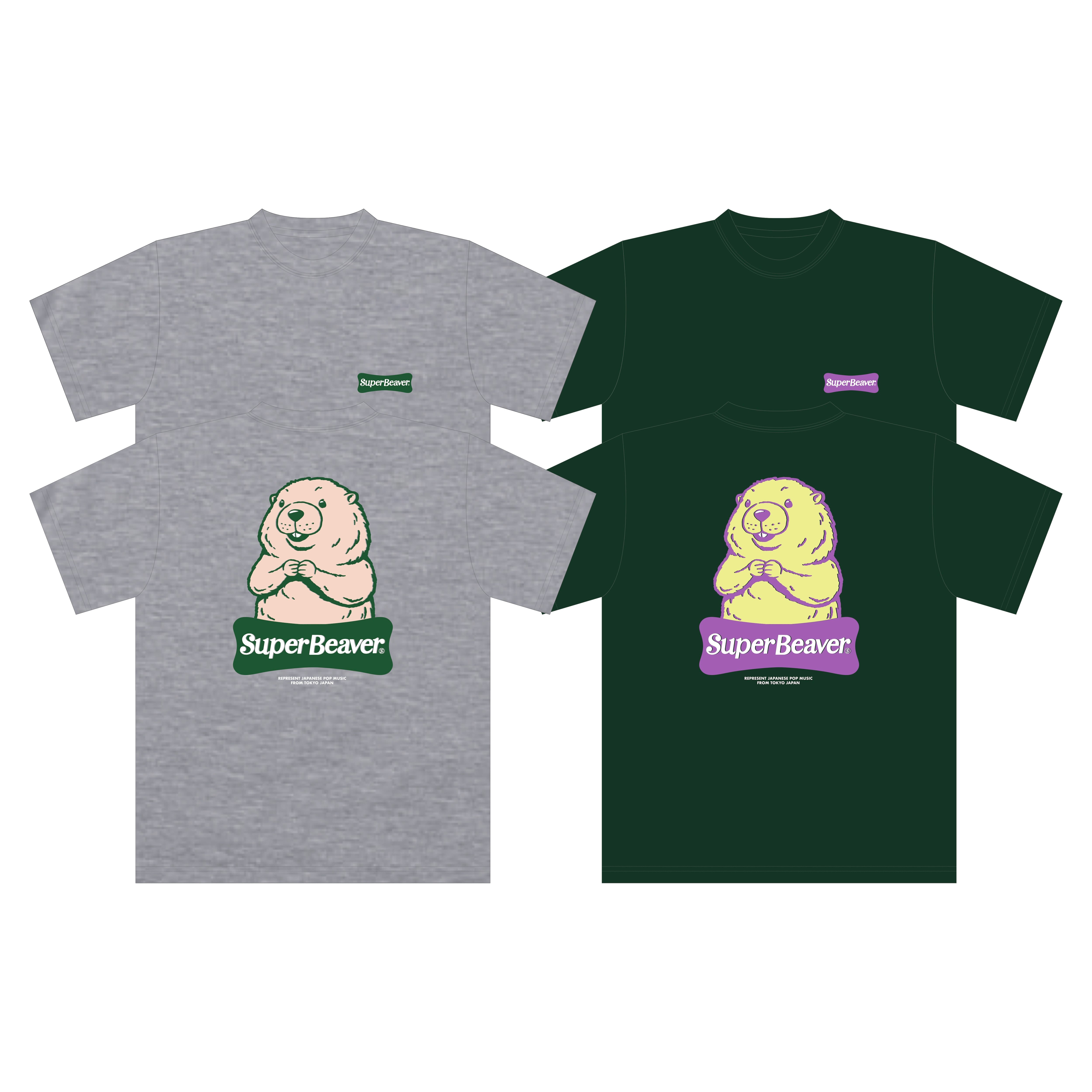 アメリカンビーバーロゴTシャツ | SUPER BEAVER OFFICIAL WEBSTORE