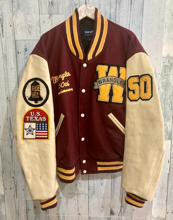 ビンテージwranglerラングラー50周年限定スタジャン アワード