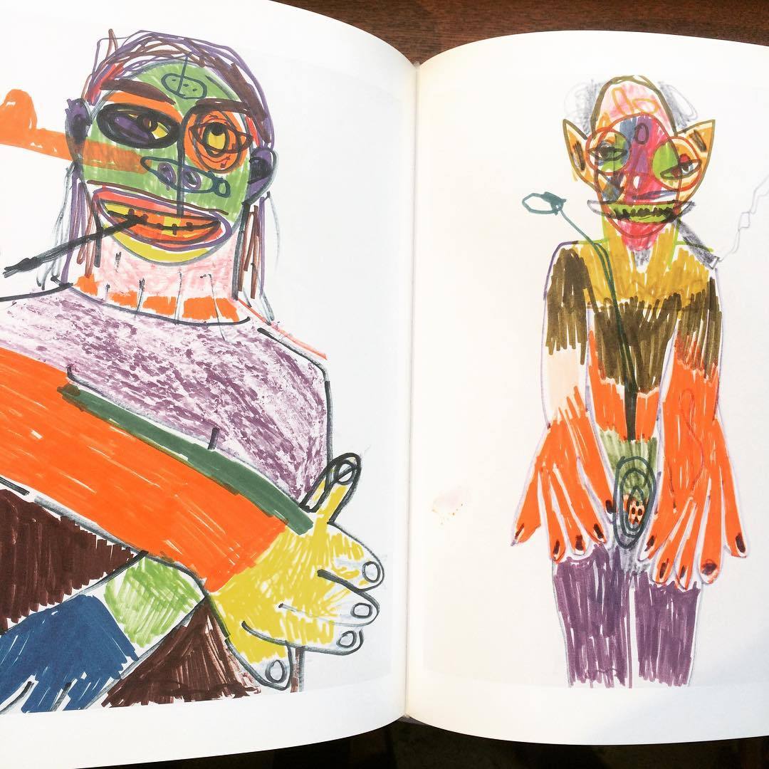 リチャード・プリンス画集「Hippie Drawings／Richard Prince」 | 古本