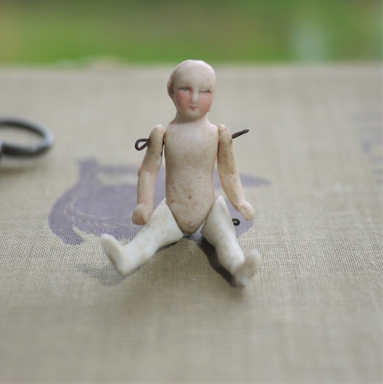 ワイヤー4ジョイント ビスクドール 5.8cm アンティークドイツ | こり