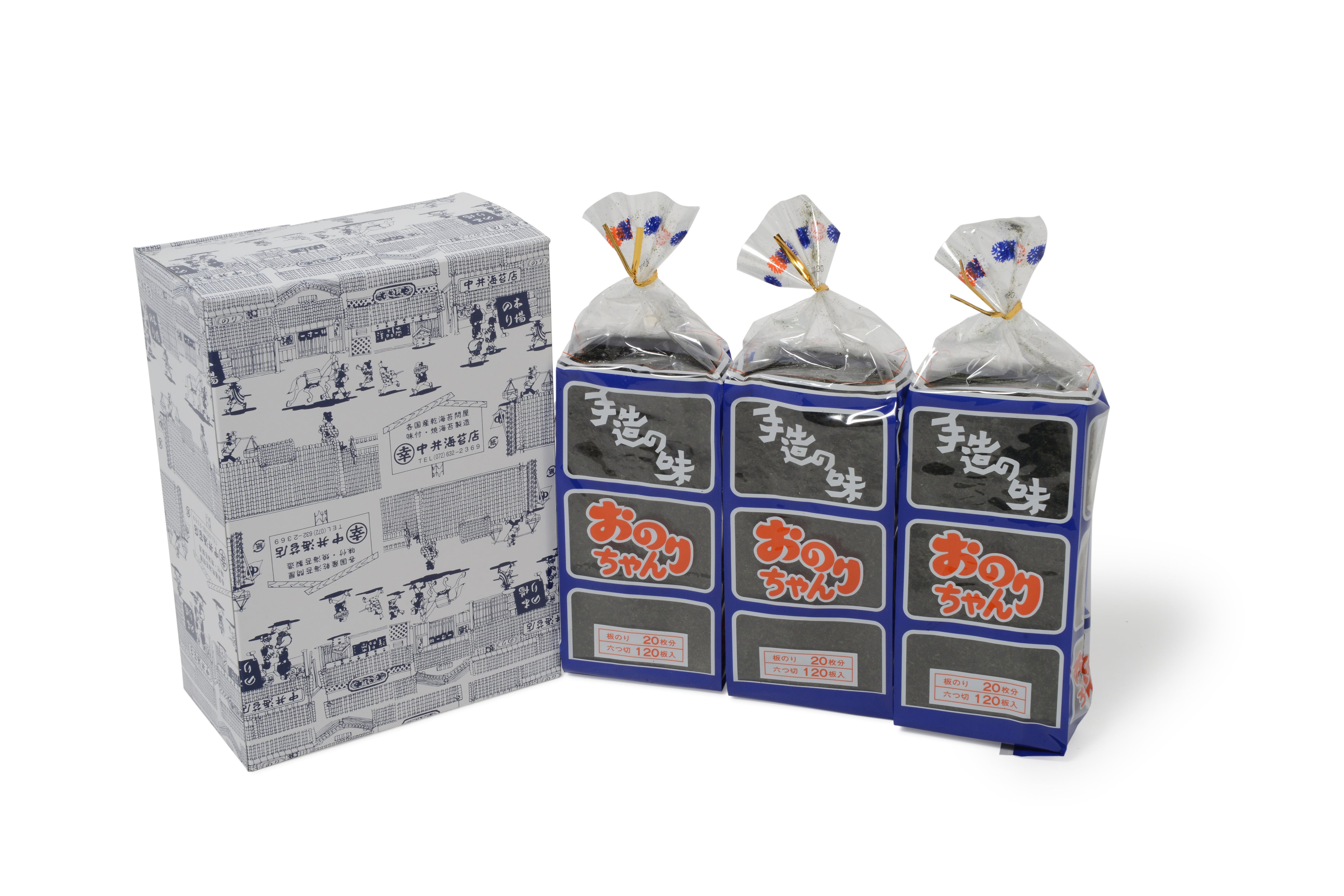 おのりちゃん袋入り単品（全形20枚 6つ切り120切） | 中井海苔店
