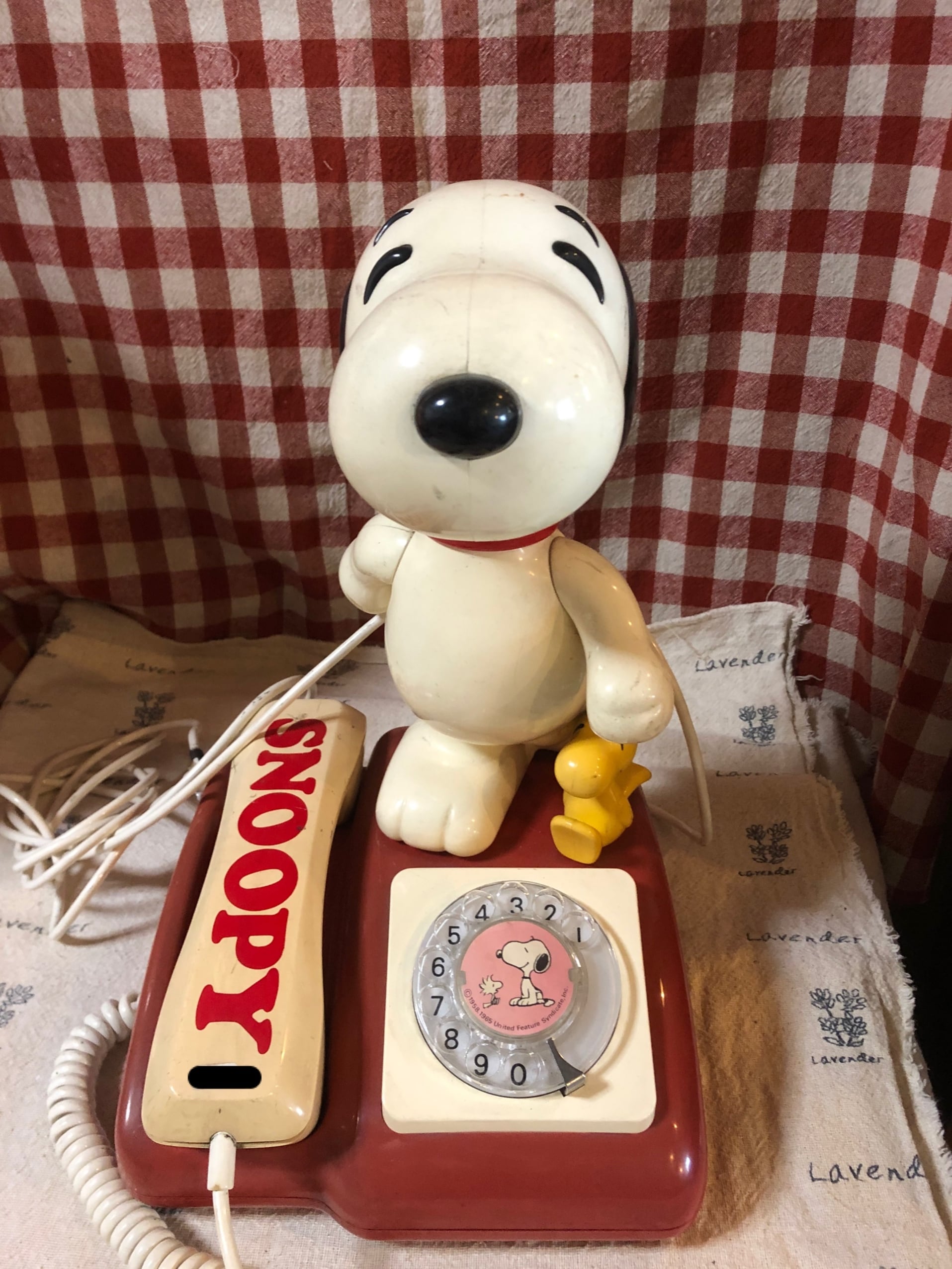 昭和レトロヴィンテージなスヌーピー電話器 | ひろかんbase