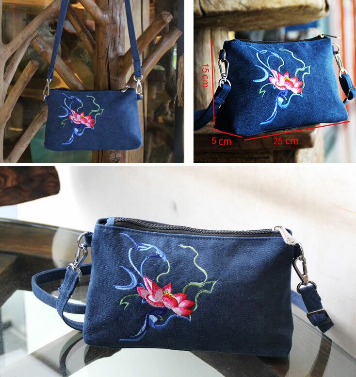 チャイナ服 カバン ショルダーバッグ バッグ 刺繍 花柄 アジアン