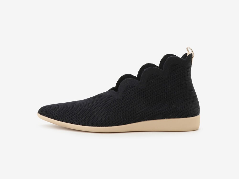 pointedboots-SCALLOP / BLACK | Offen