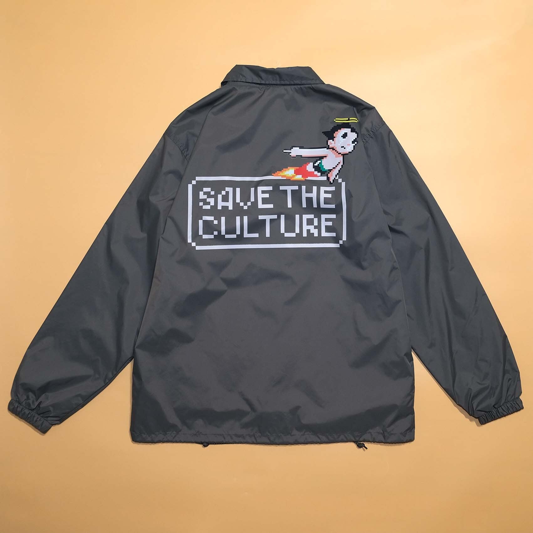 SAVE THE CULTURE (BOX) Coach JKT【ナイロンコーチジャケット