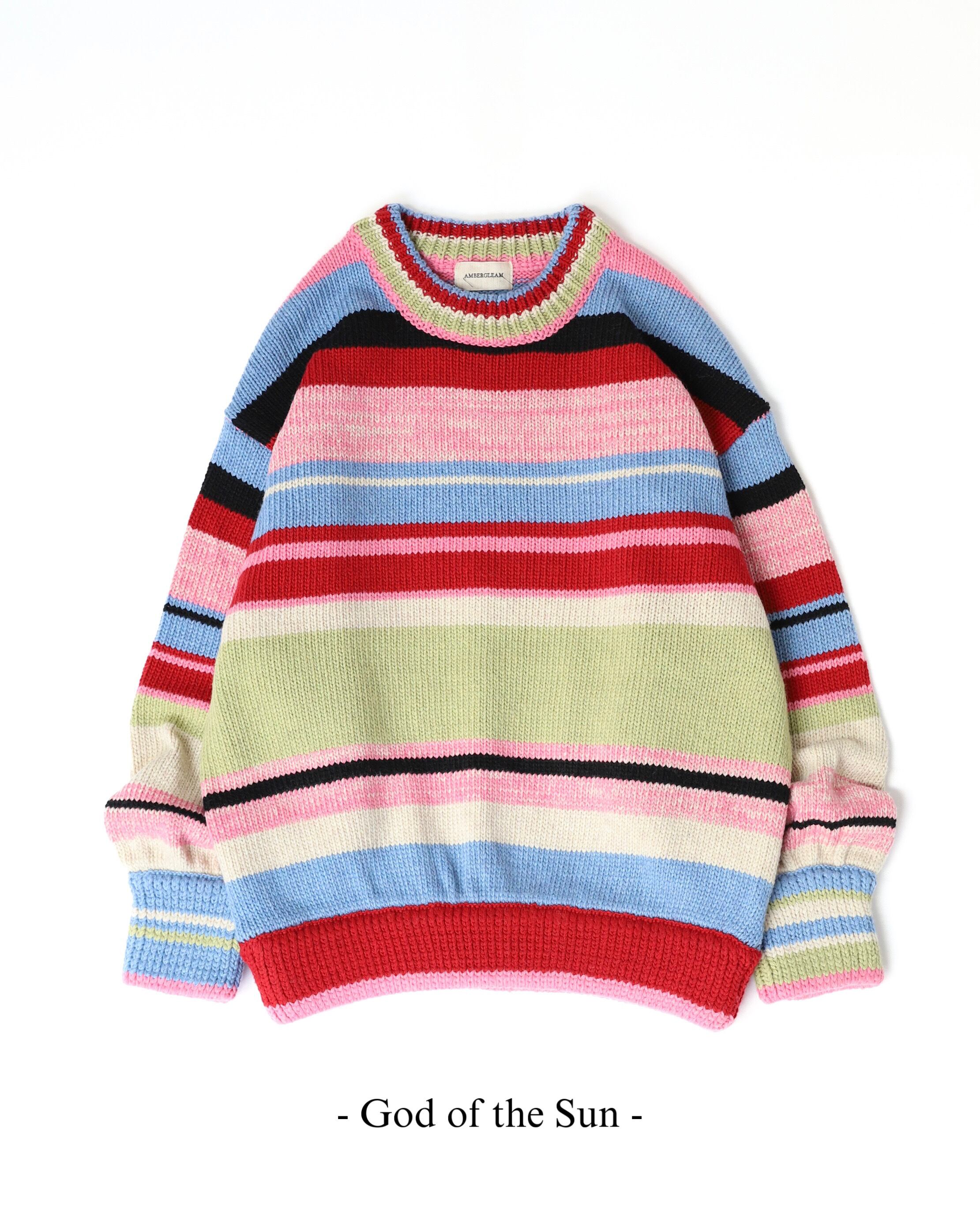 Rainbow Wool Sweater / レインボーウールセーター | AMBERGLEAM