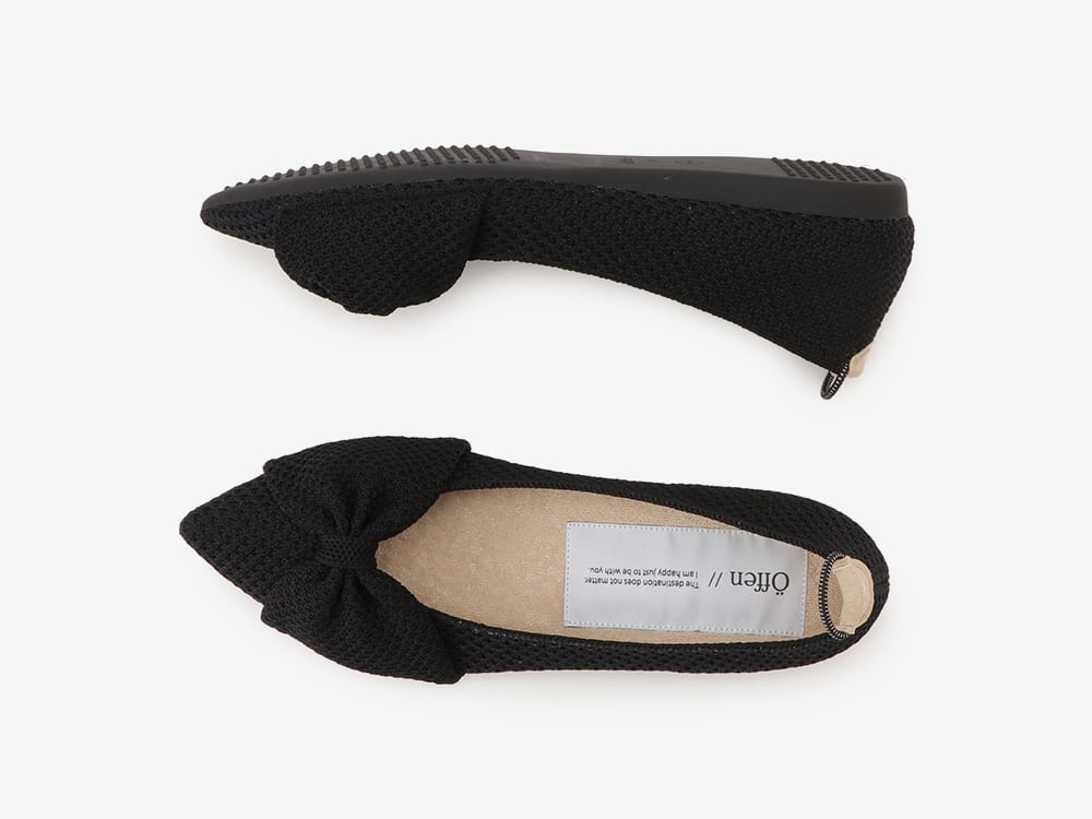 pointed-RBON / BLACK | Offen