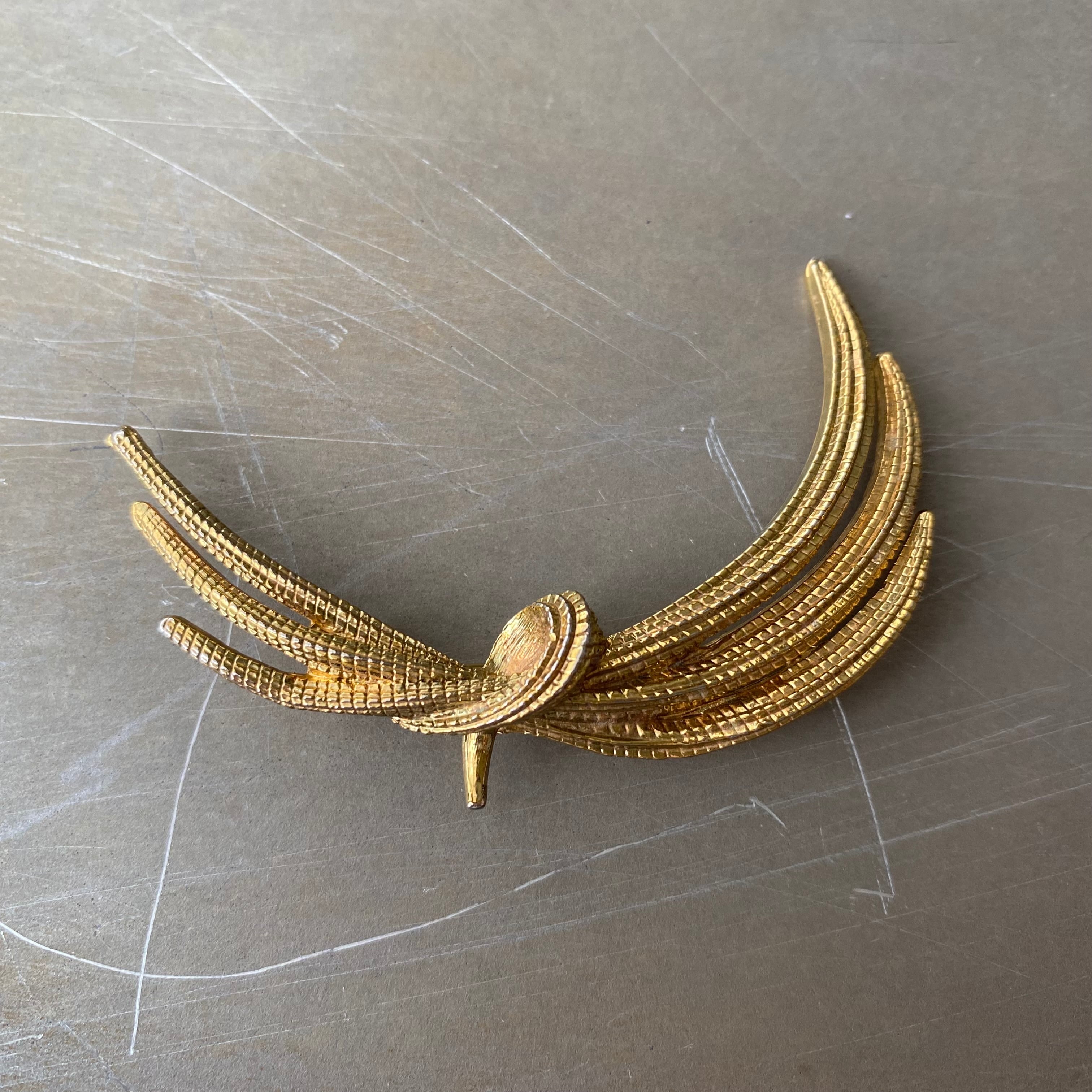 Vintage 70s-80s USA retro classical design brooch レトロ アメリカ