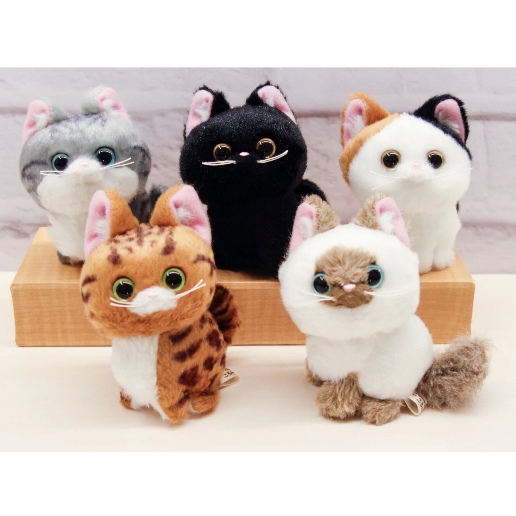 ぬいぐるみ】送料無料 こにゃんころん ネコのボールチェーンマスコット