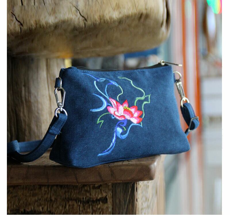 チャイナ服 カバン ショルダーバッグ バッグ 刺繍 花柄 アジアン