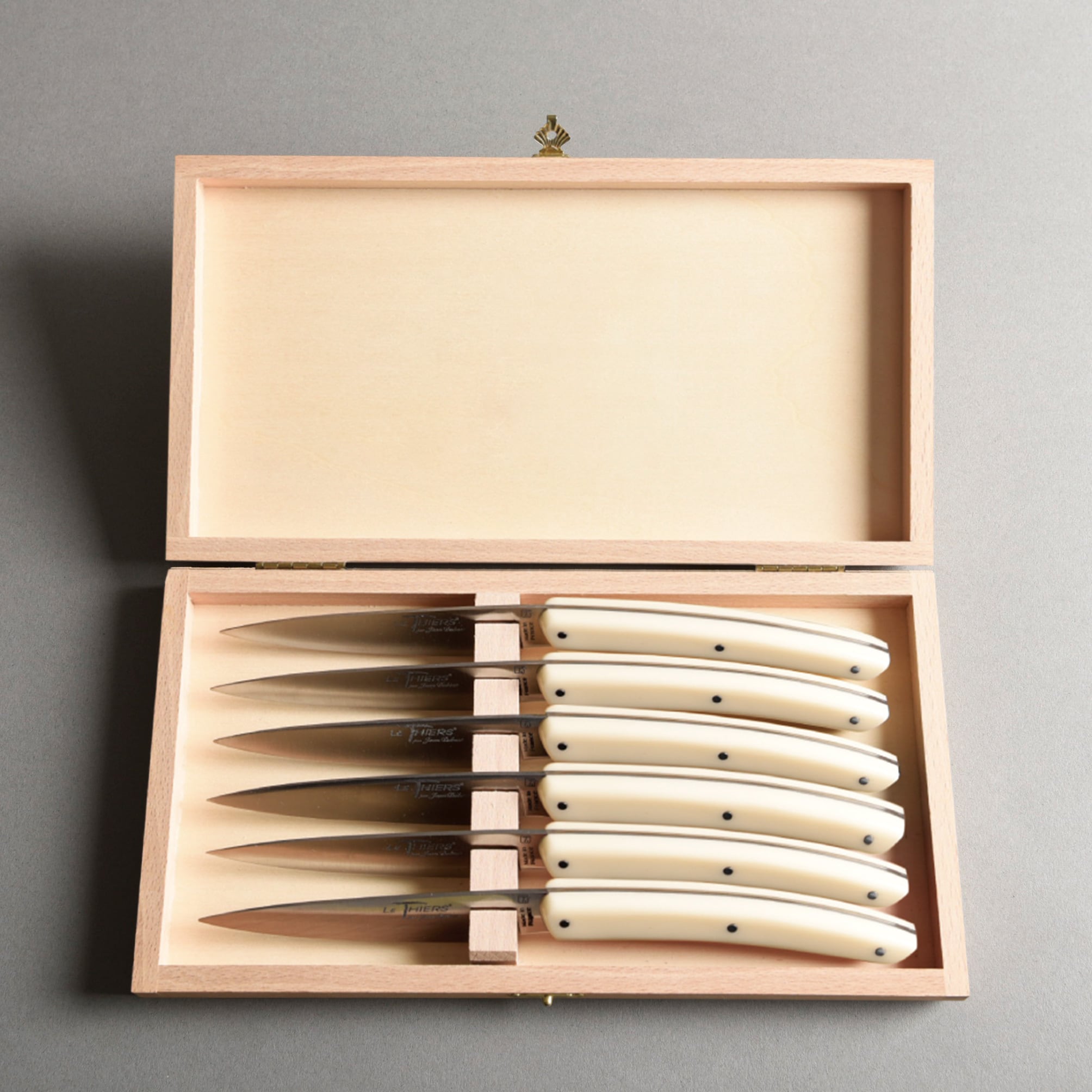 ジャンデュボ ステーキナイフ ティエール 2.0 アイボリー 6本セット