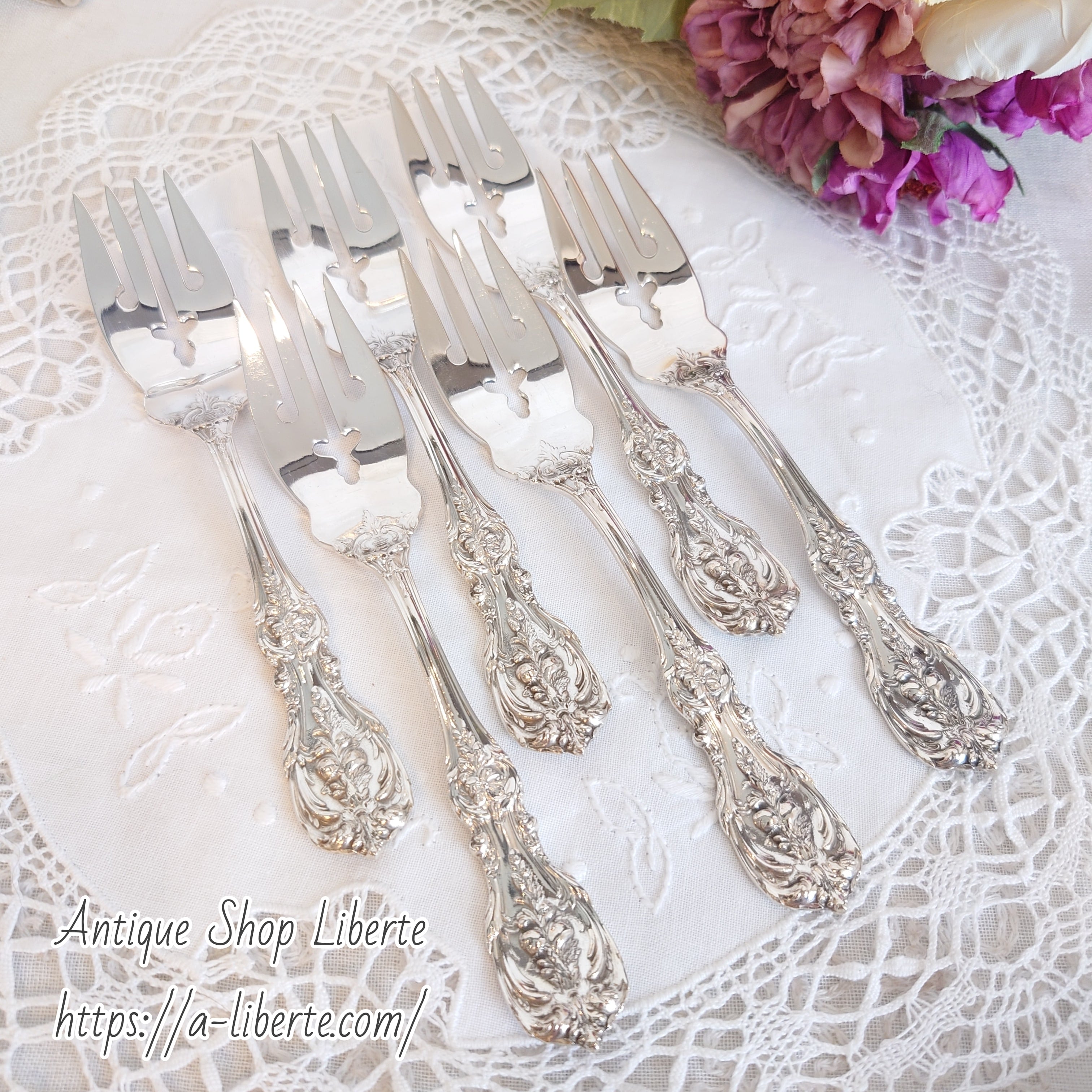 Reed＆Barton 純銀 スターリングシルバー フォーク | アンティーク