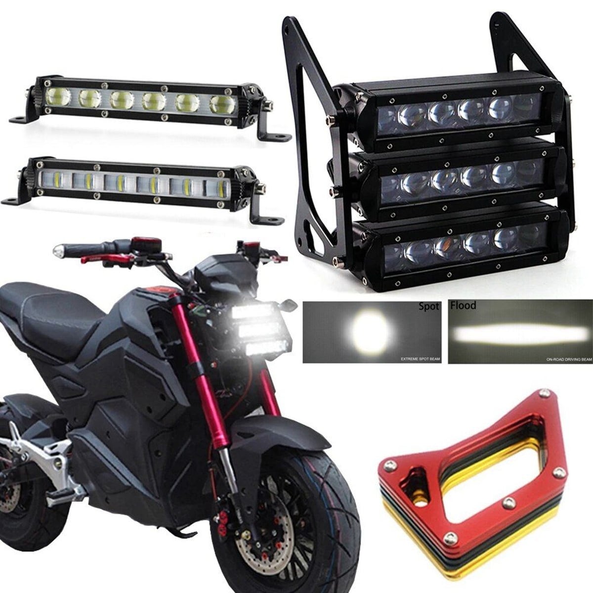 ヘッドライトユニット ホンダ GROM 3連LED グロム MSX125 | ABC-Patch