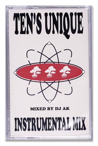 TEN'S UNIQUE Instrumental MIX / DJ AK カセットテープ | ぼんさい