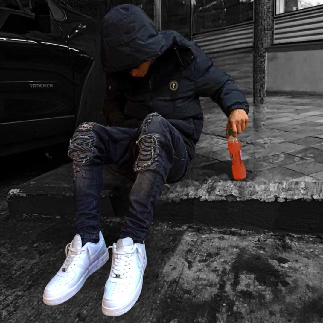 ダメージスキニー クラッシュ バイカーデニム 海外 ラッパー UK drip