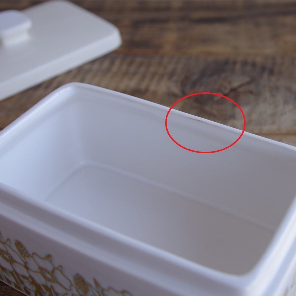 HORNSEA Fleur ホーンジー フルール バターケース キャニスター 蓋物