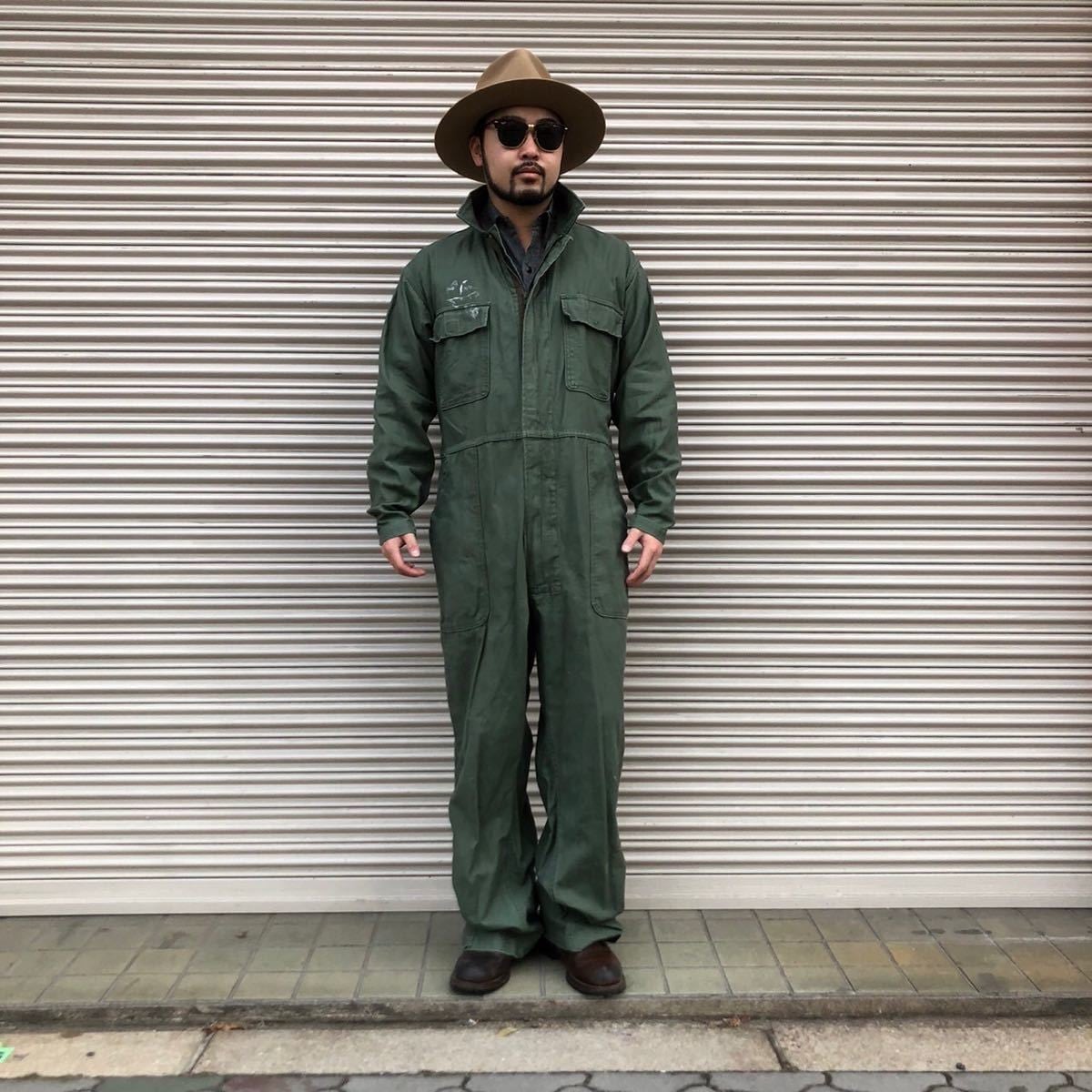 00s 米軍実物 U.S.ARMY ユーティリティ カバーオール オールインワン