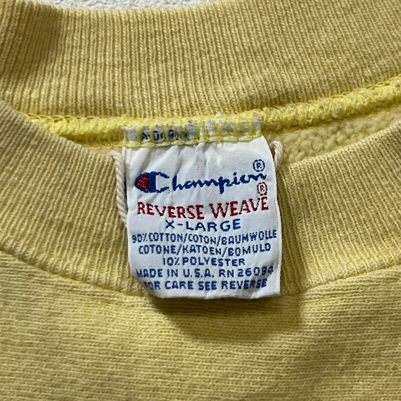 90s USA champion REVERSE WEAVE 目無し 雰囲気系 無地 スウェット