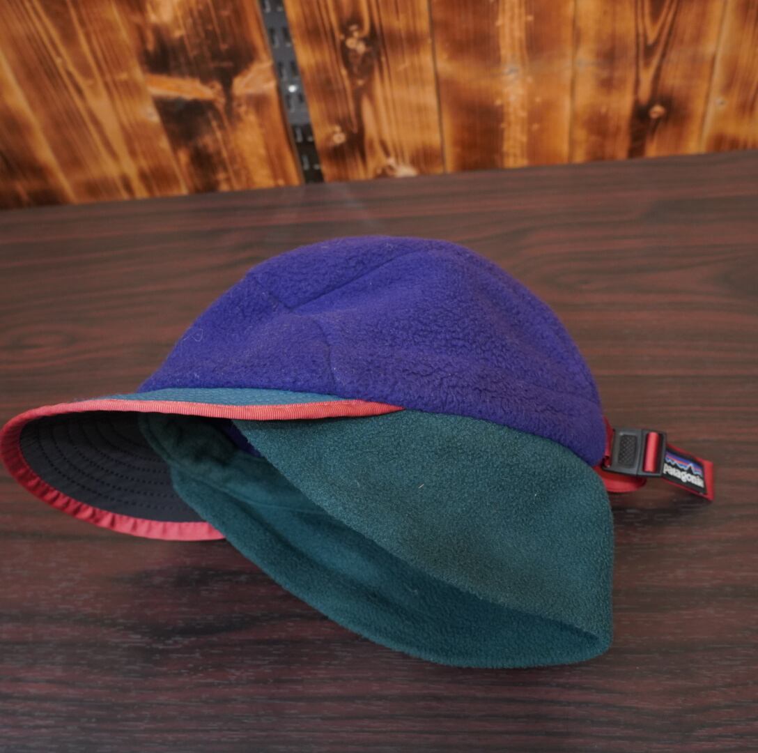 90s patagonia ダックビル フリース キャップ USA製 M/パタゴニア