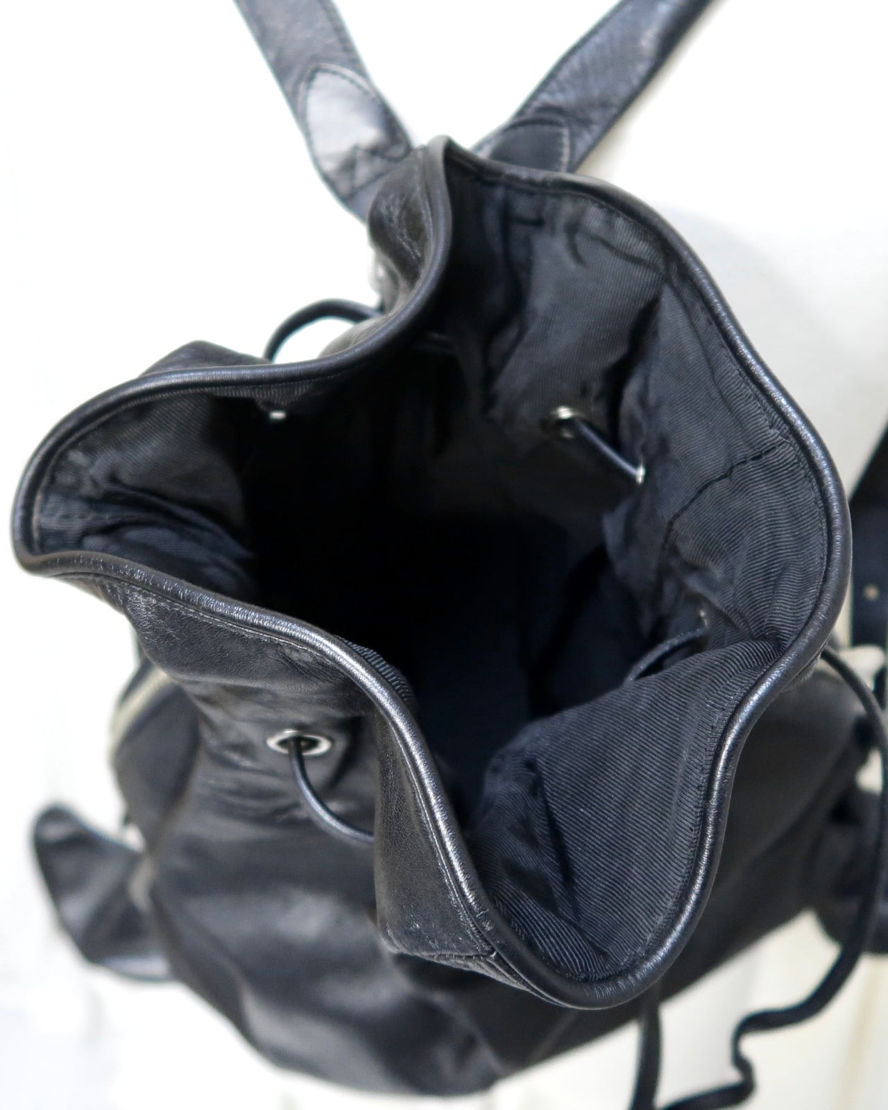 1980s TOKIO KUMAGAI leather knapsack | gamustore