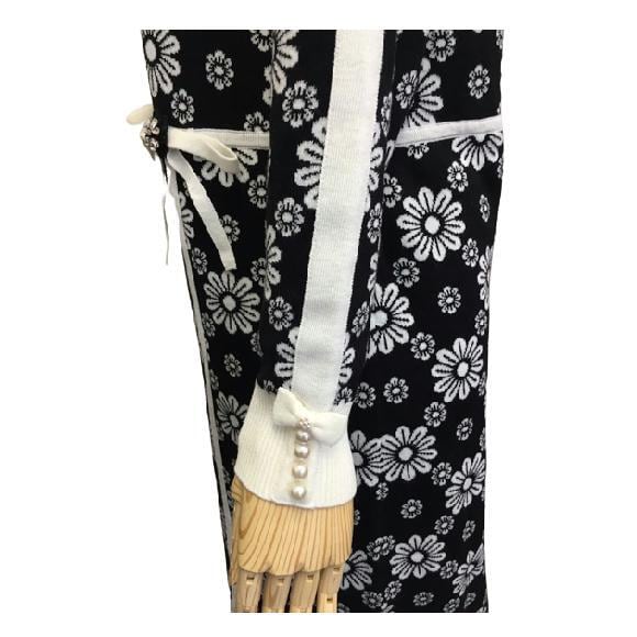 50%OFF スーパービューティー ワンピース 2022年秋冬 花柄 パール使い