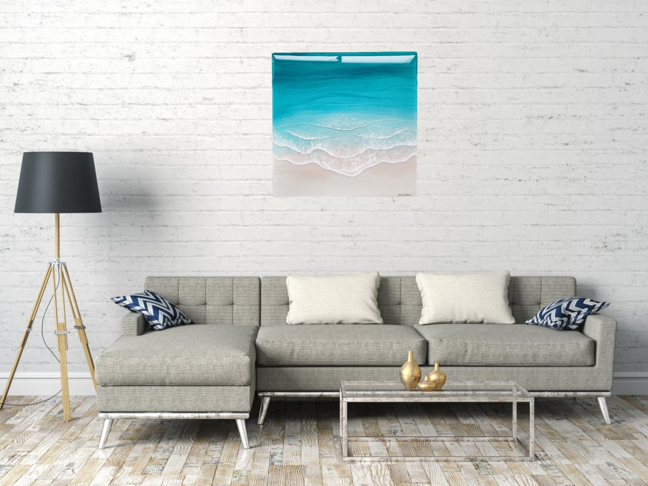 122.オーシャンレジンアート 4wave | Leaf Edgez