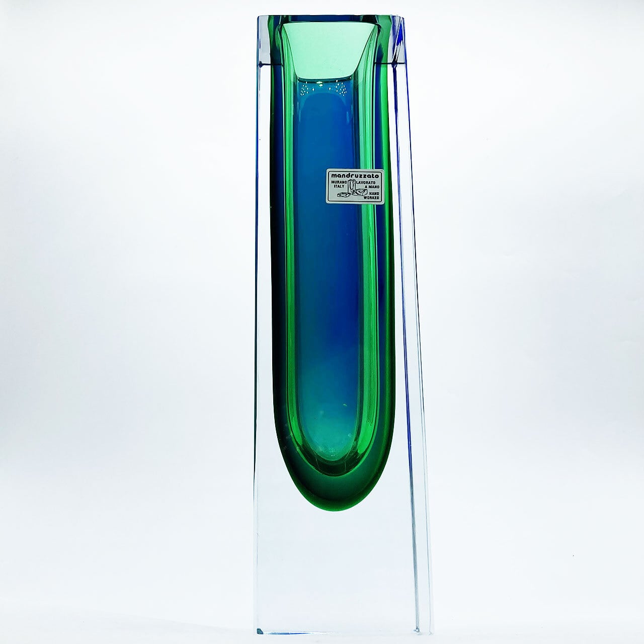 ヴェネチアガラス ムラノ マンドラザート Mandruzzato 花瓶 一輪挿し
