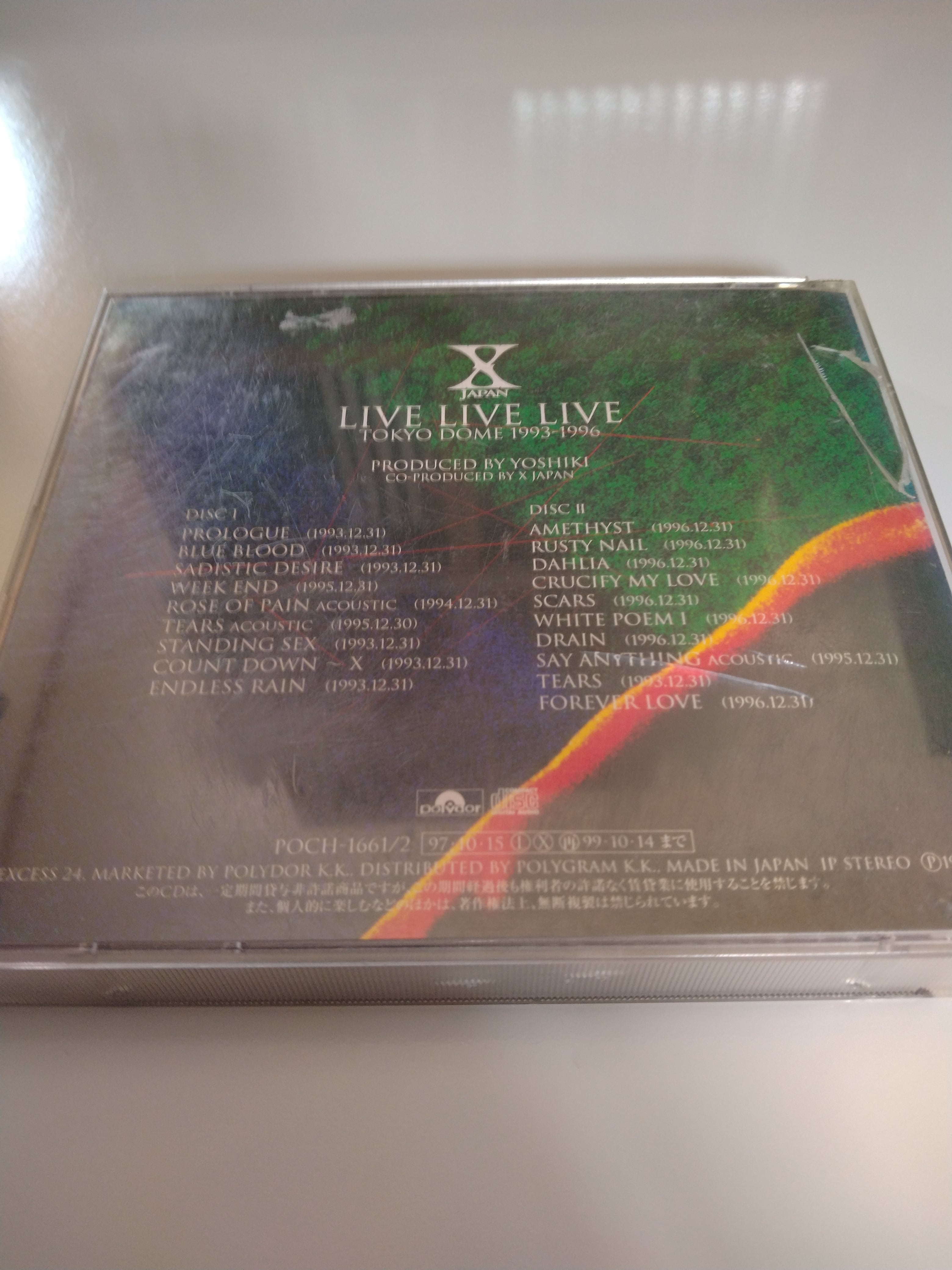 X JAPAN/LIVE LIVE LIVE TOKYO DOME 1993-1996 | RECORD SHOP CONQUEST