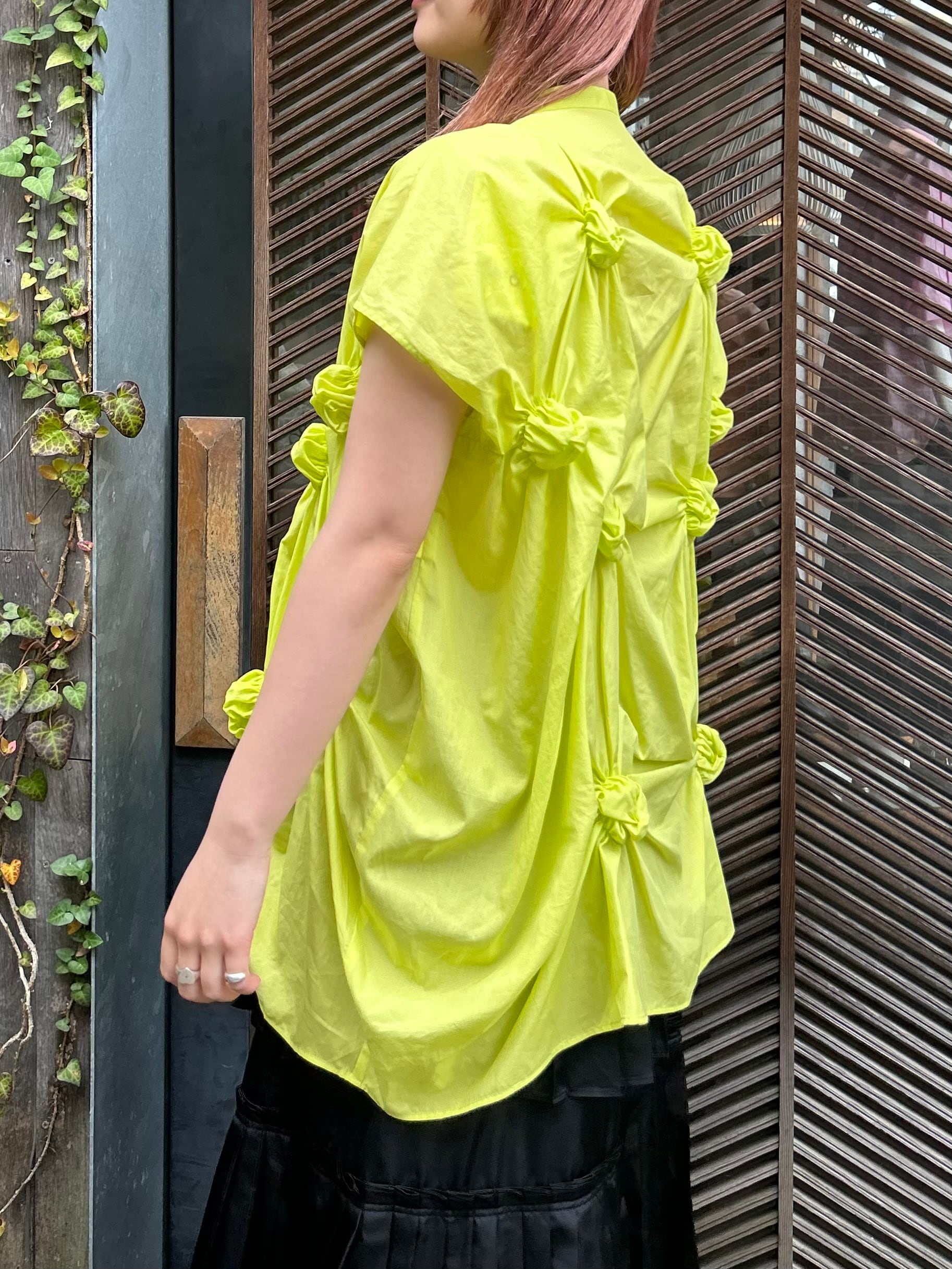 25SS】ENFOLD エンフォルド / CIRCLE SHIRRING SHIRT / シャツ | TRENT