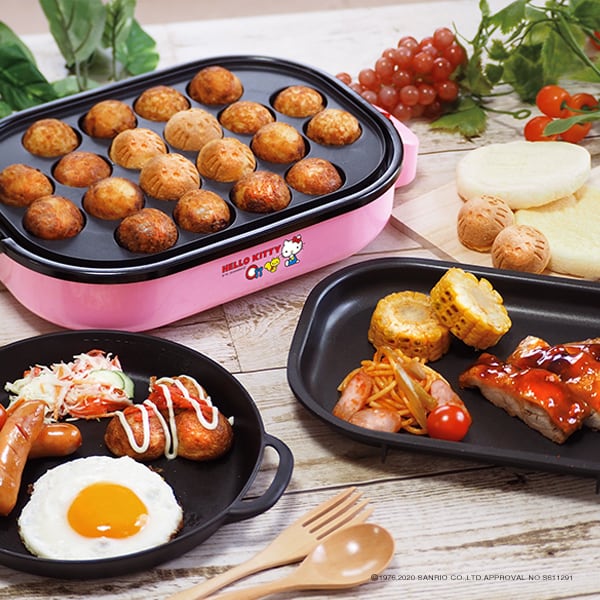 ハローキティたこ焼き&ホットプレート HK-THP | T.I.M エージェンシー