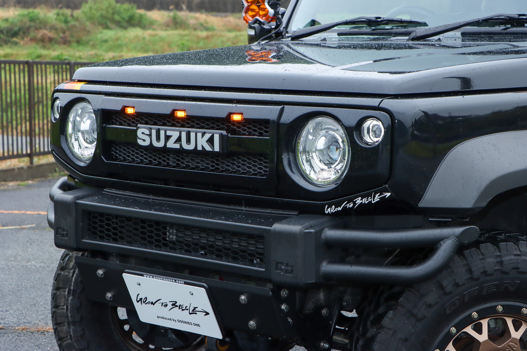 GBフロントグリル 純正グリル付き（IPFポジションランプ・エンブレム