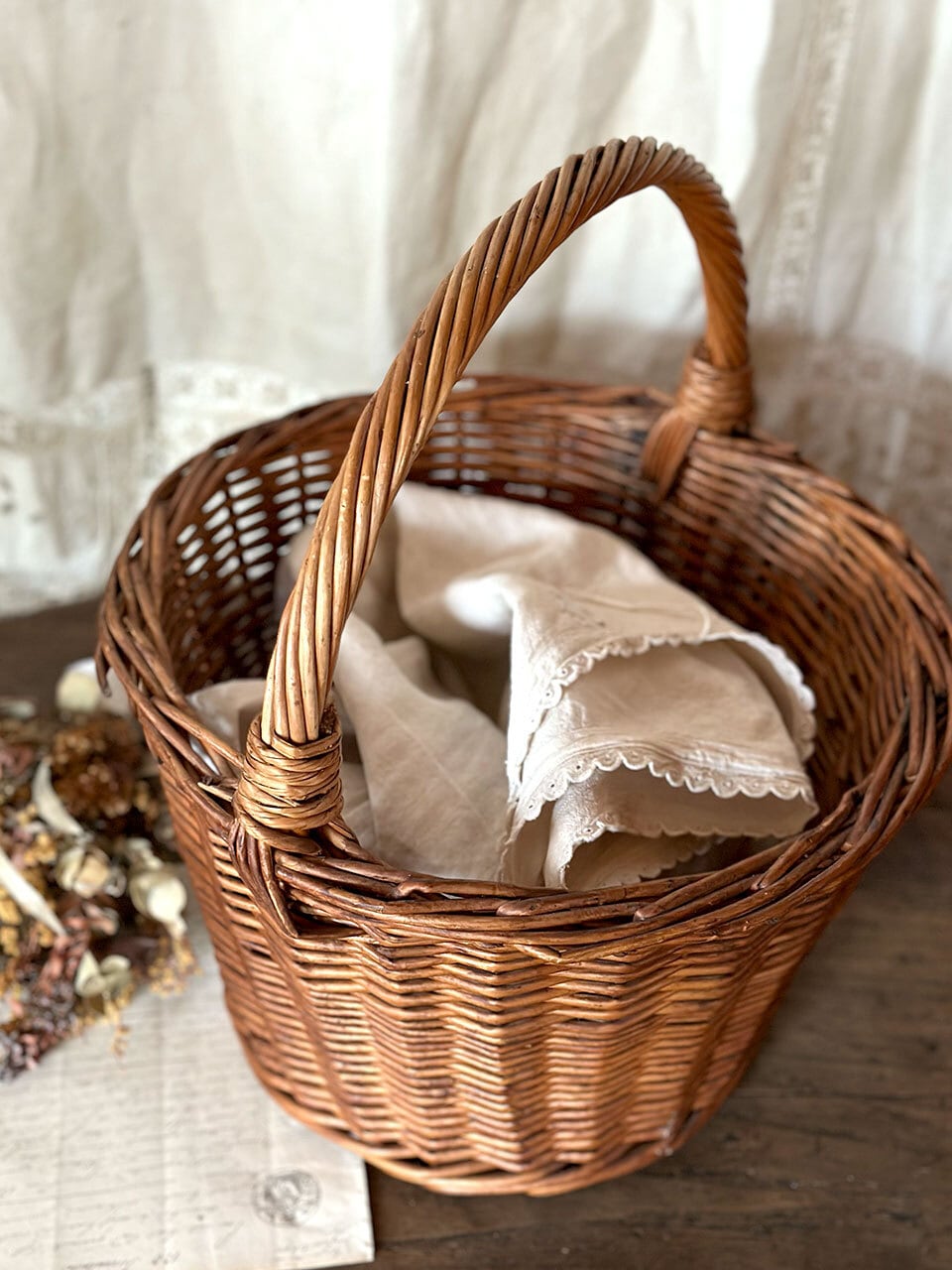 パニエ | Brocante de La Cocotte （フランスアンティーク・ドライ