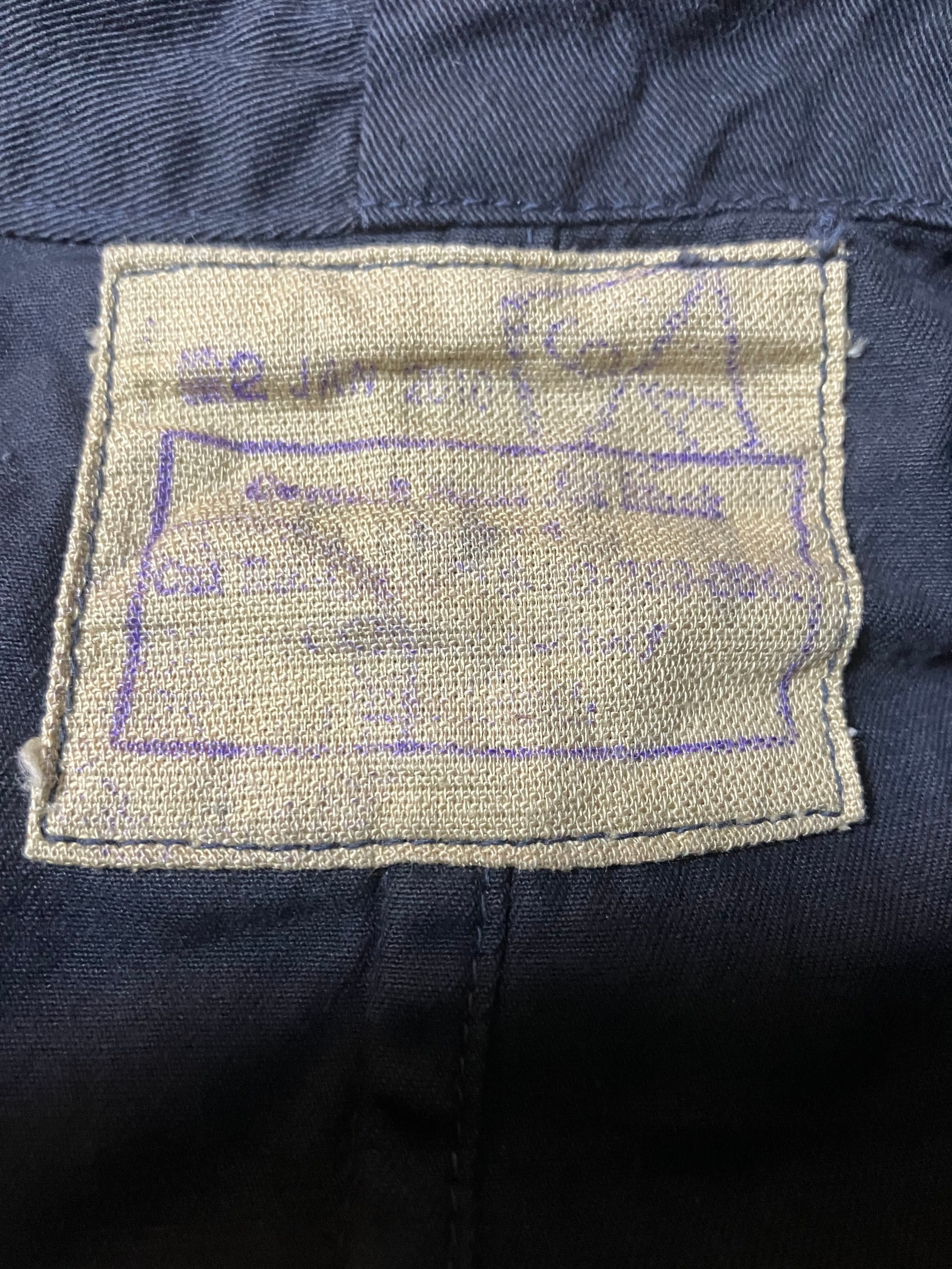 希少 パキスタン軍 実物 ミリタリー オールインワン つなぎ 黒