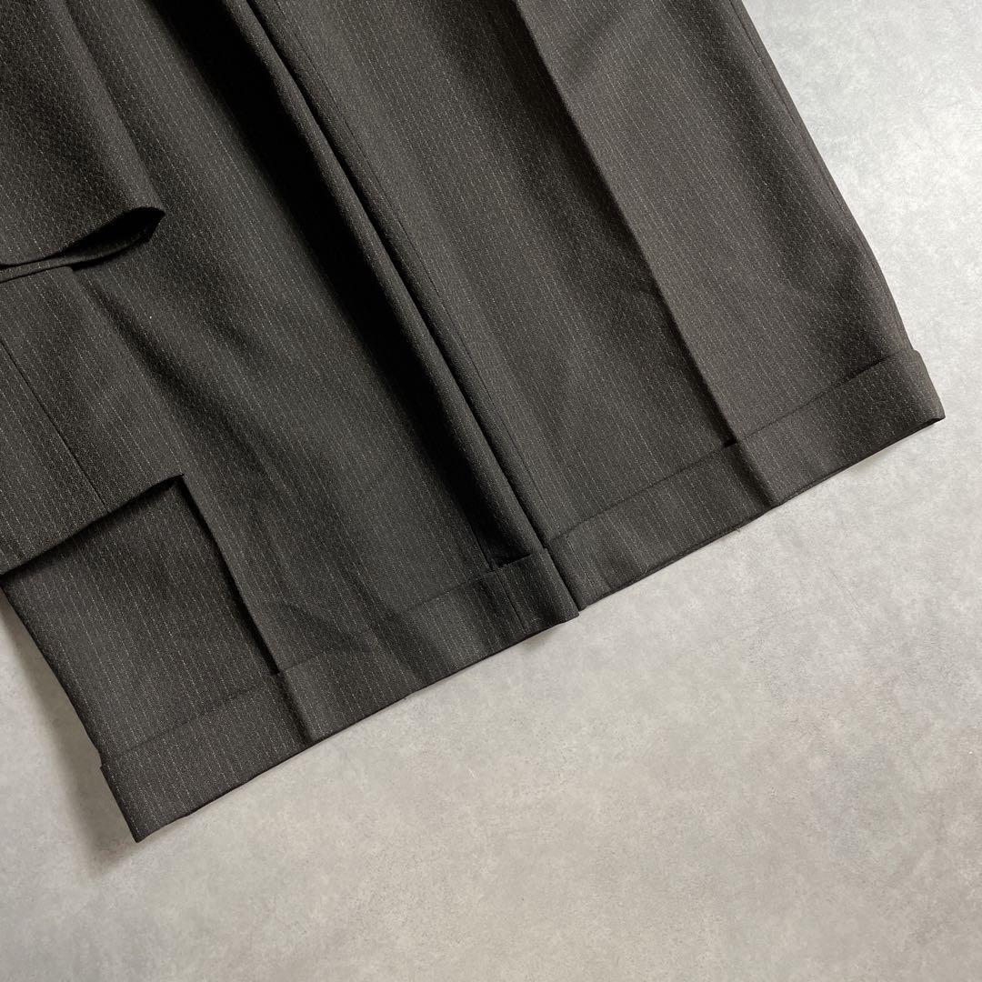 90s ヴィンテージ スーツ ダブル セットアップ 成人式vol.117茶ピンク