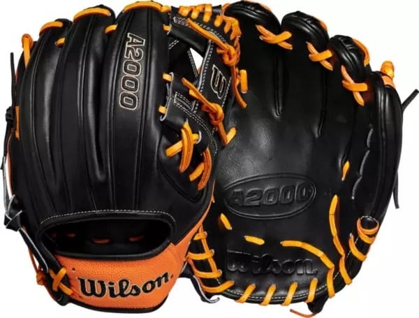 Wilson A2000 キャッチャーミット 黒/オレンジ Wilson A2000