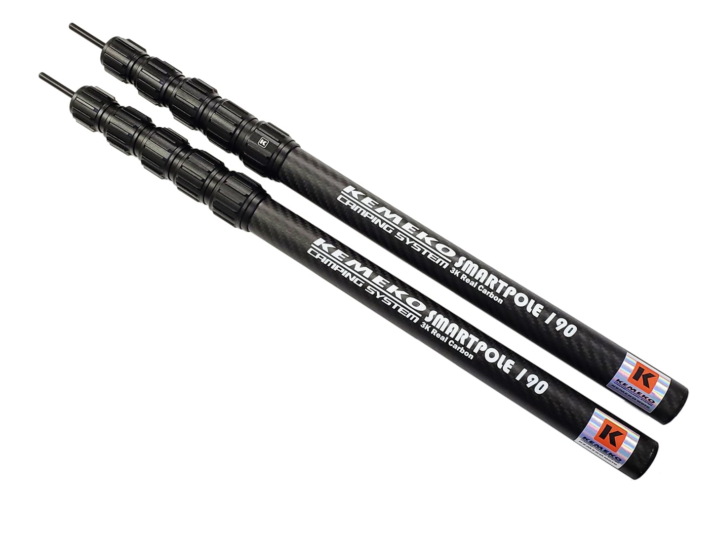 KEMEKO カーボンポール スマートポール190 2本セット カーボン製タープ