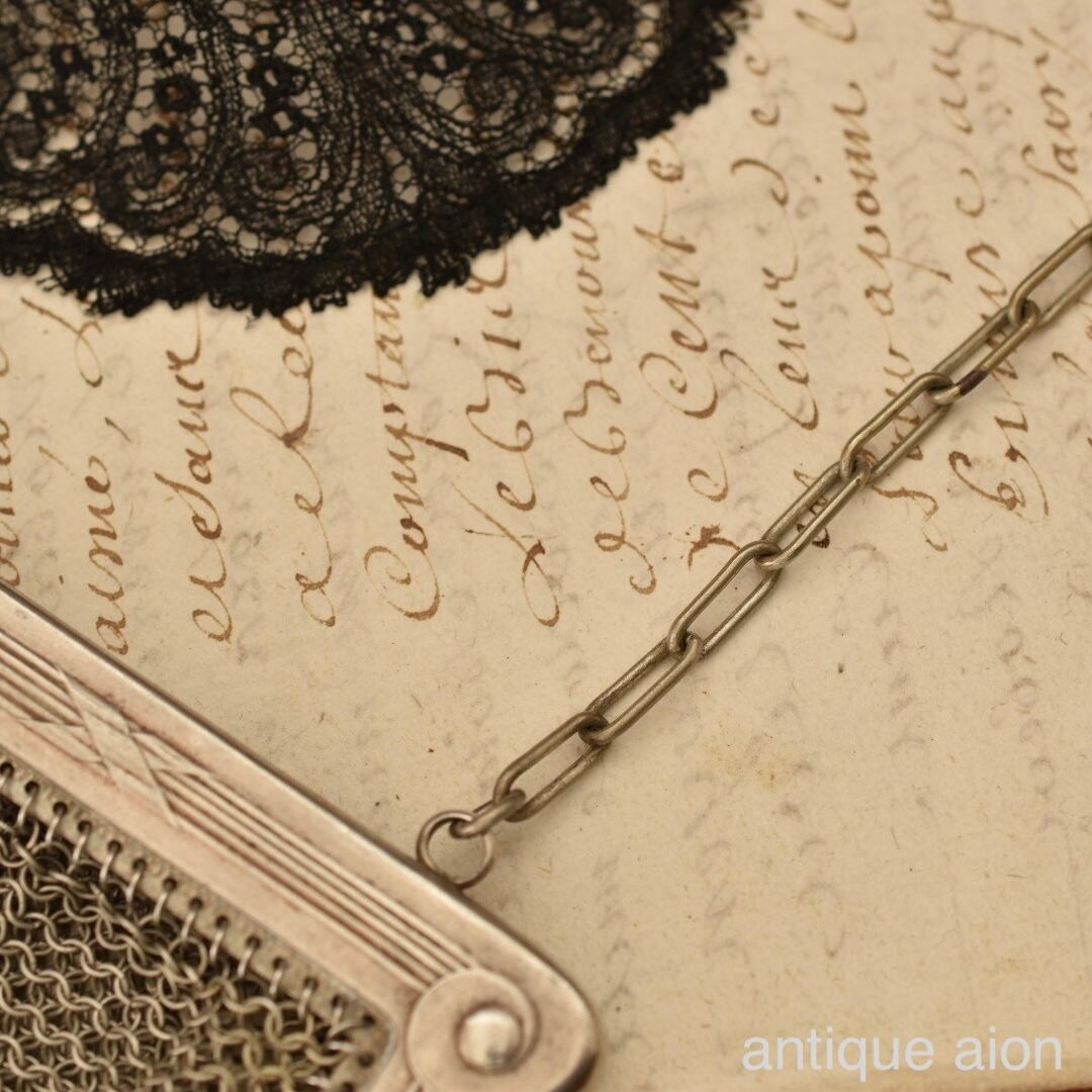 フランスアンティーク 1920年頃 メタルメッシュバッグ | antique aion