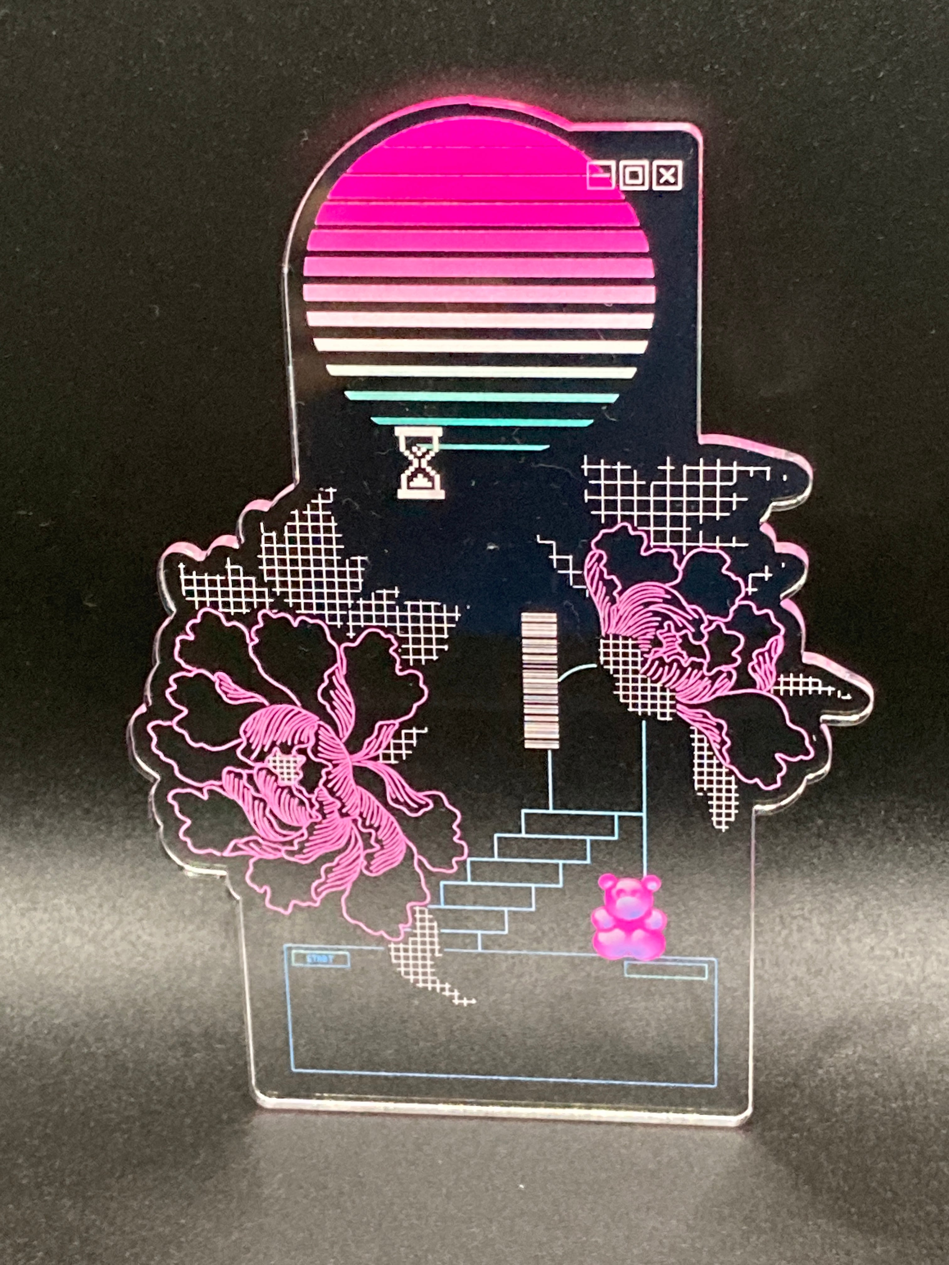 在庫限り】sunset_アクリル板/卓上ネオン | 奸智街 -kanchigai-