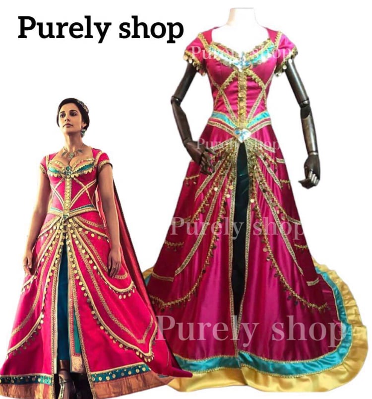 ディズニー 実写版 アラジン ジャスミン ピンクドレス Dハロ 衣装 仮装